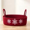 Oval Snacks Storage Organizer Portable Toilet Paper Basket  Bedroom Decor