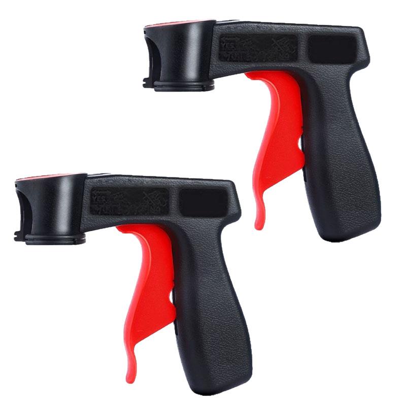 

2 Pcs Plastic Spray Paint Handle Universal Reusable Car Color Changing Film Pasting Self Spraying Gun