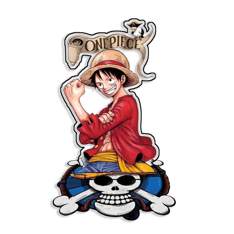 Standing Sign For OPCG OP Monkey D. Luffy Self Made Cartoon Anime Game Desktop Decoration Toy Fans Gift 15cm