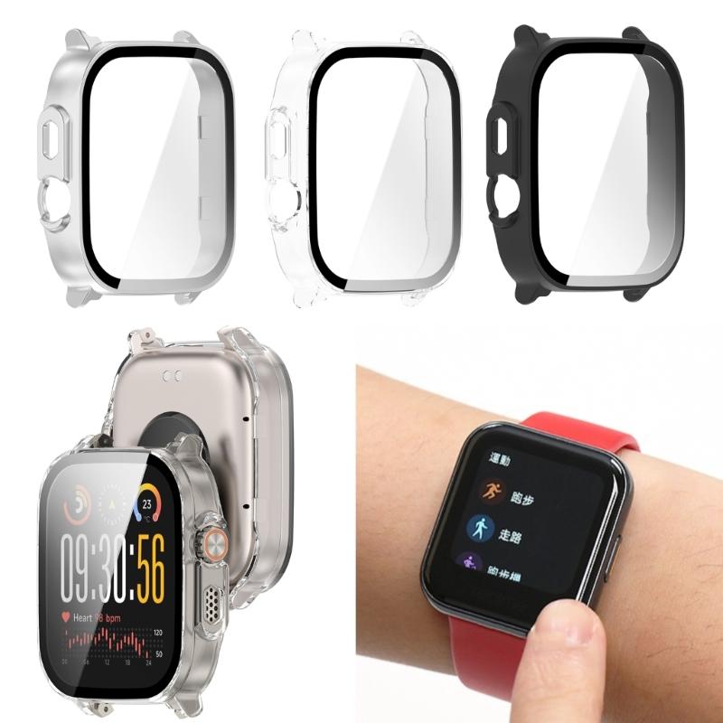 Watch Housing Protector Case with Screen Protector Tempered Film for Watch 5 Cover Shell Scratchproof Case