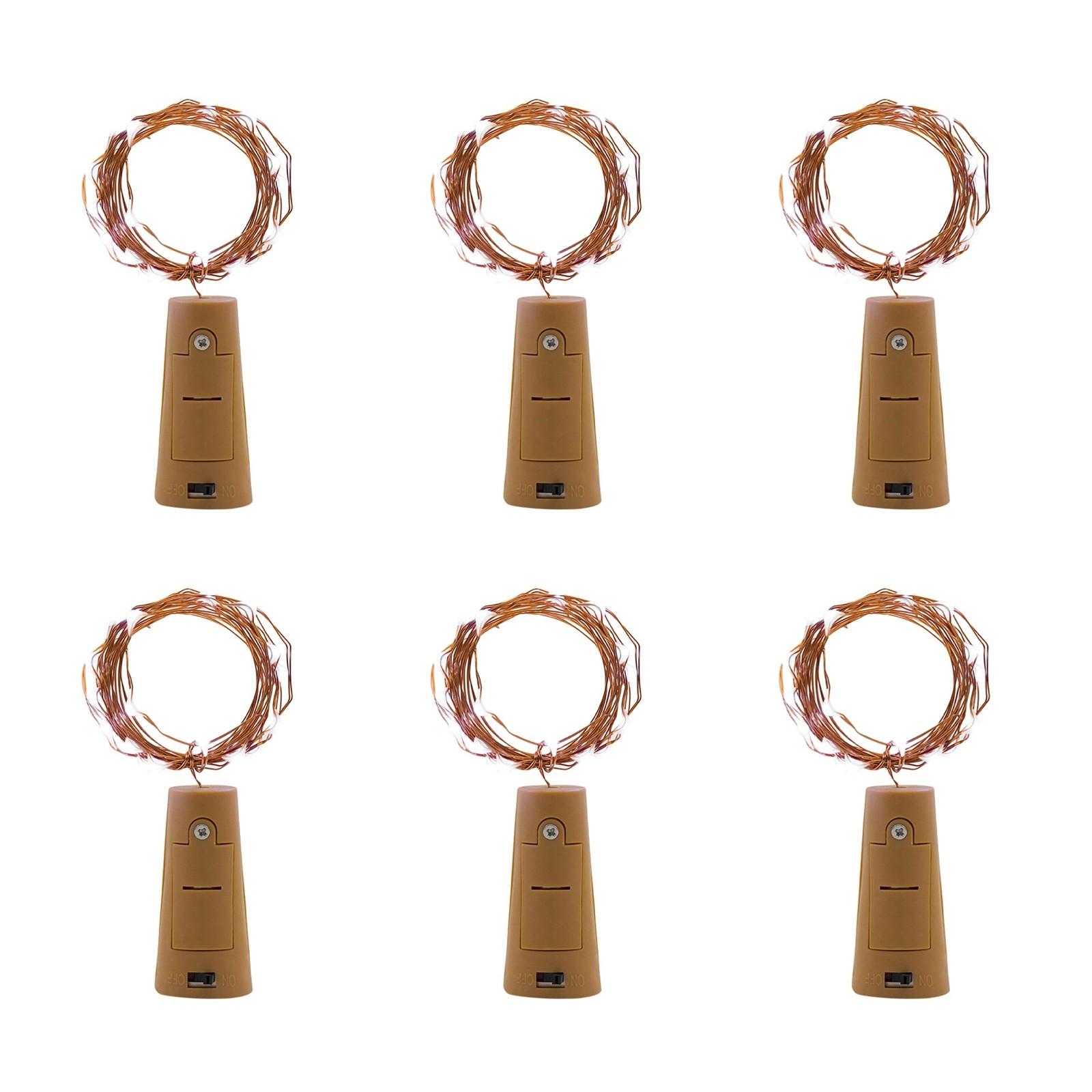 

Светодиодные гирлянды для бутылок Ramidos в форме пробки для рождественской свадьбы One Size