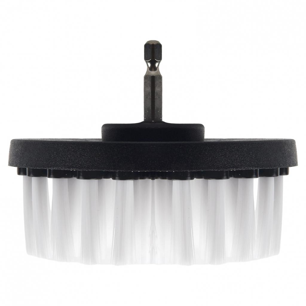 4in Electric Drill Brush For Carpet Tile Leather Upholstery Cleaning Attachment