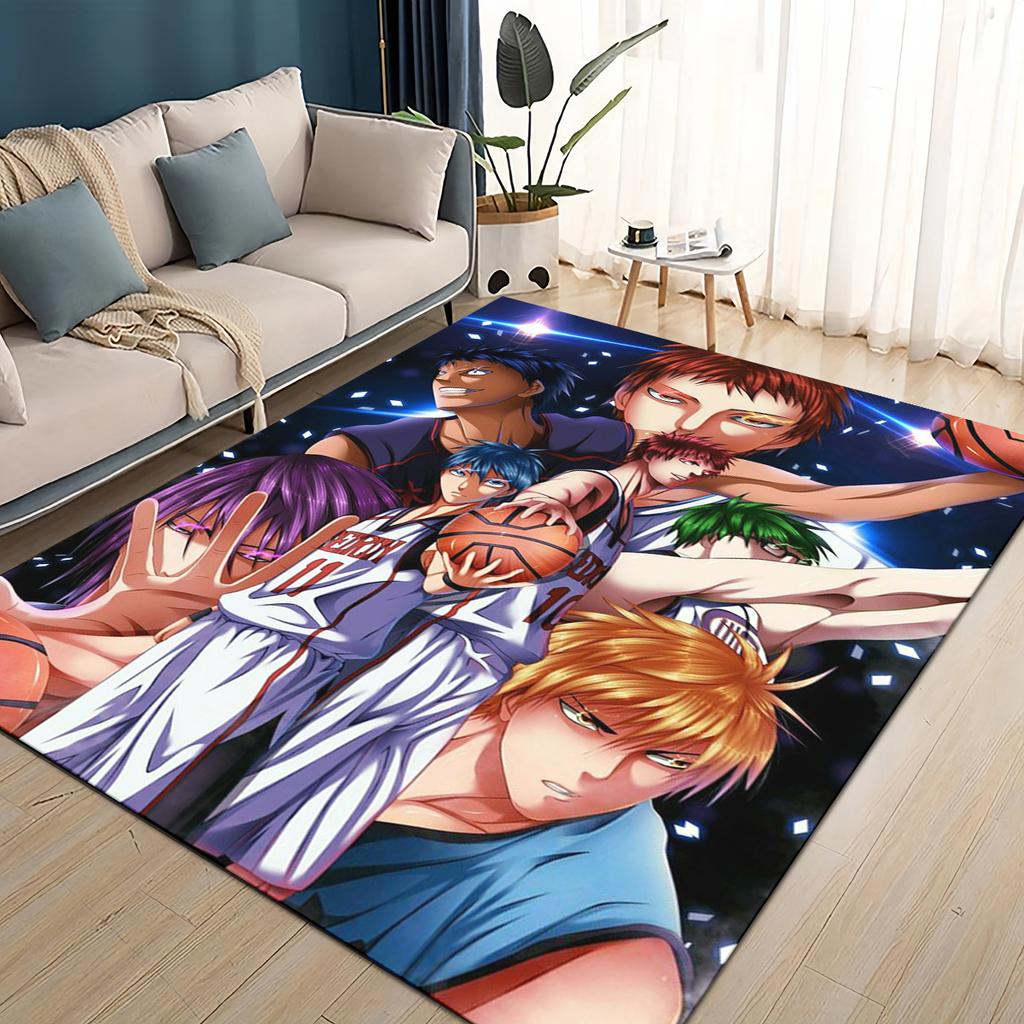 27 Styl Nowy Kreskówkowy Anime Kuroko no Basket Dywanik Dywan do Salonu Sypialni Dekoracja Domowa Sofa, Mata Podłogowa Antypoślizgowa do Zabawy dla Dzieci