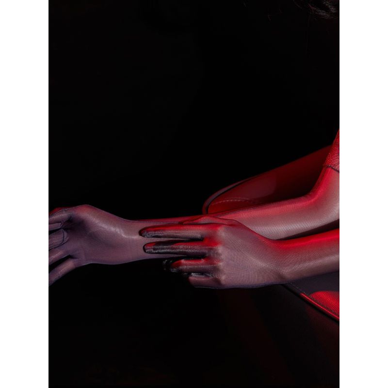 

[Women s Lace Gloves] Lace Screen Women s Black Cool Silky Sexy Arm Sleeve Easiest for Match Ultra-Thin Wedding Sand Gloves Dark gray L