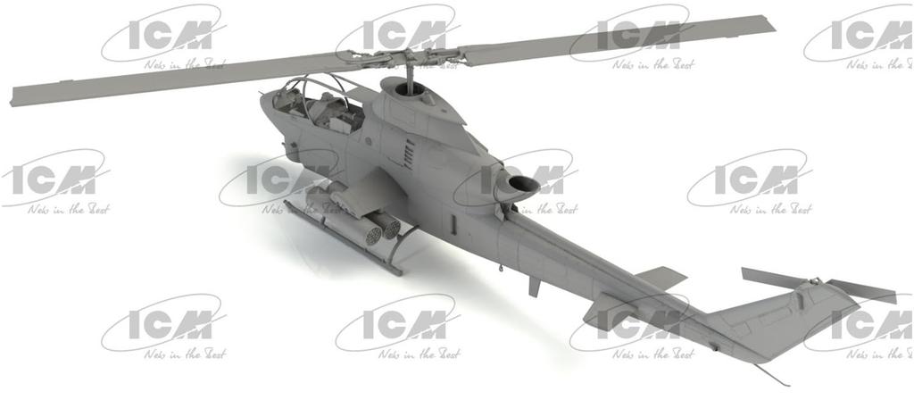 ICM 1/35 scale US Army AH-1G Cobra (Late Model) Plastic Model Kit 53031