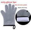 Guanti da forno in silicone con presa antiscivolo per la sicurezza in cucina, per cucinare e cuocere