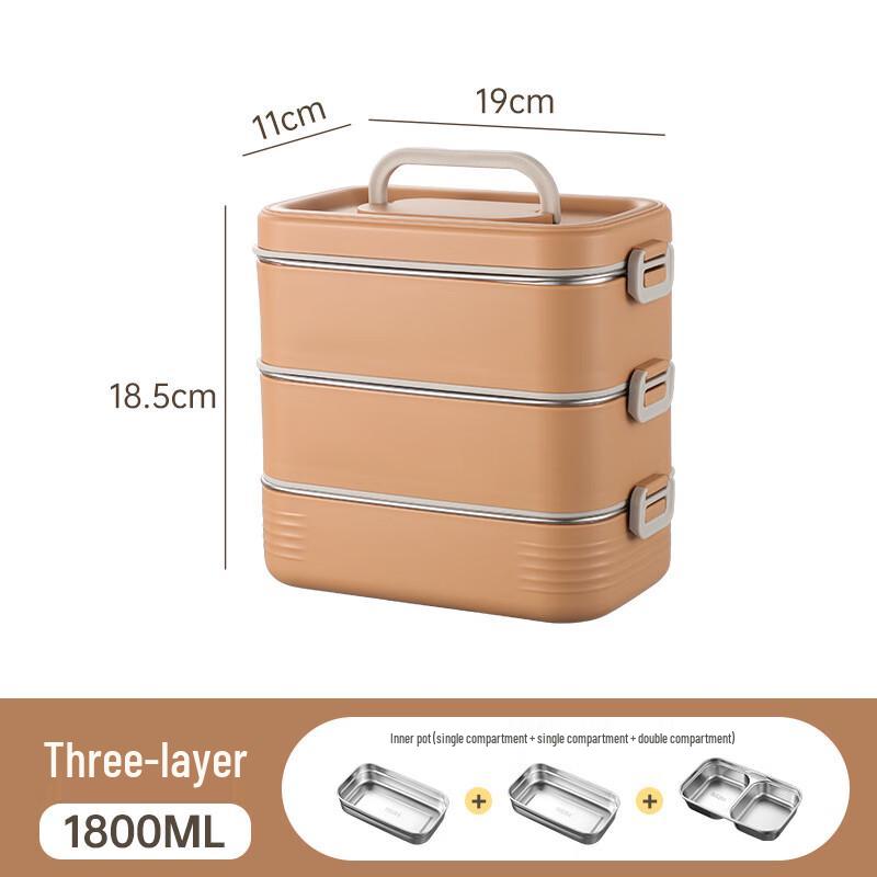 ZISIZ Stainless Steel Insulated Bento Box