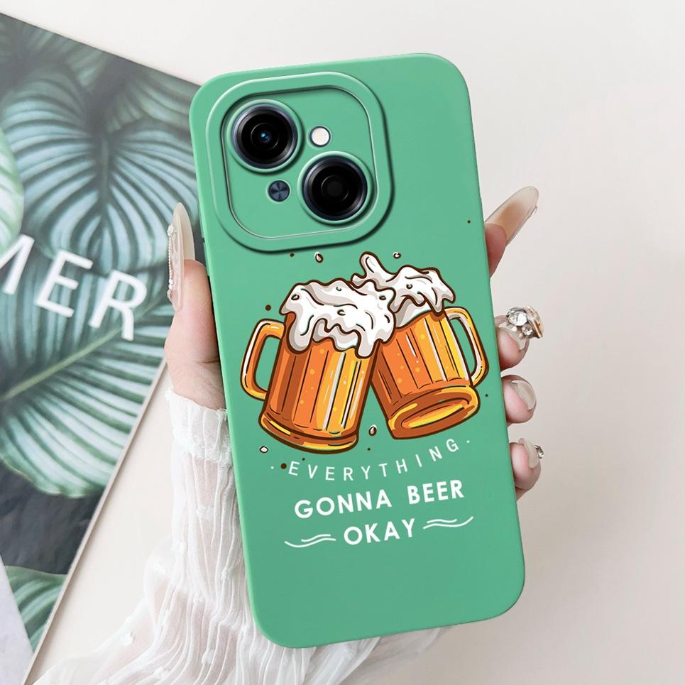 Fashion Back Cover For Tecno Spark GO 2025 Phone Coques Marble Avocado Moon Night Gothic Back Covers For Spark GO 1 Pop 9 Case