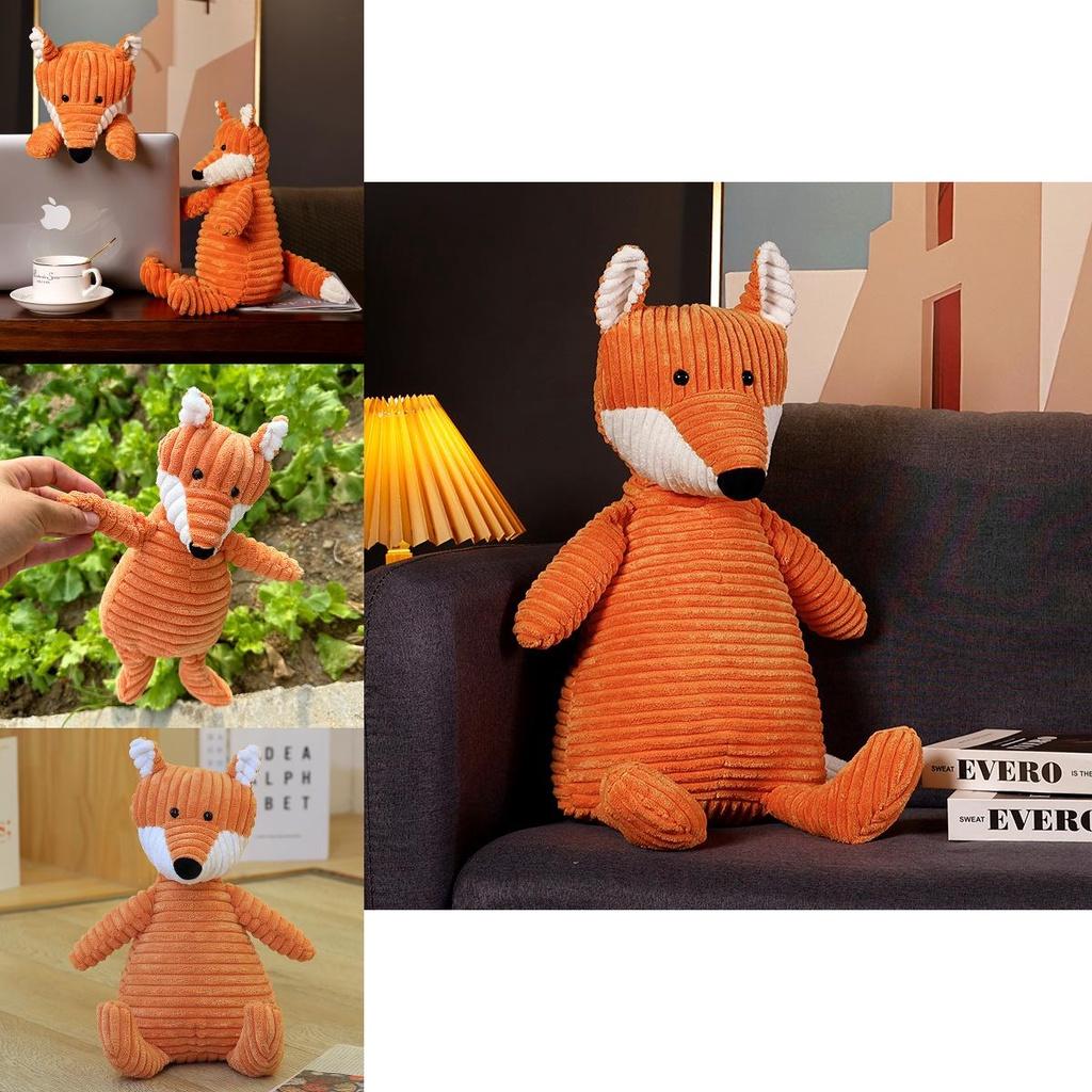 Cute Orange Fox Plush Toy For Girls Perfect Birthday Gift Soft And Huggable 15cm/33cm/42cm/65cm