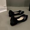 Pearl Bow Pointed Soft Sole Ladyshoes Single Shoes Women's Spring and Summer New Versatile Light Mouth Gentle Shoes