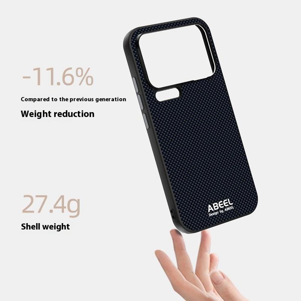 ABEEL For Xiaomi 17 Pro Max Magnetic Case Printed PC TPU Aluminum Alloy Leather Phone Cover