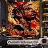 Personalized Wall Tapestry,Travis Scott Custom Printed Name, Fabric Wall Art For Indoor Room Backdrop