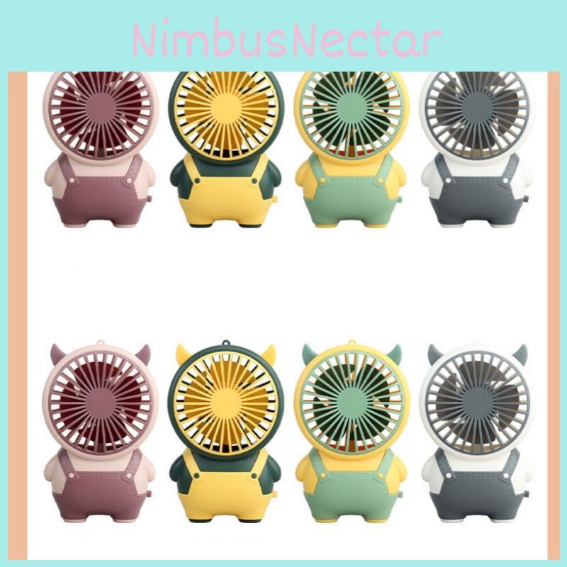 Space Man Cartoon Mini Portable Usb Charging Fan Gift Making Logo Cute Fashion Style Handheld Fan For Various Occasions