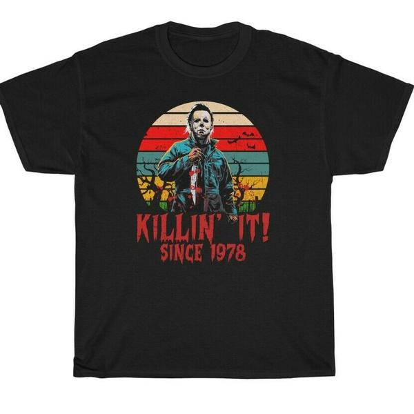 Michael Myers Killing It Since 1978 Inspired T Shirt S разноцветный