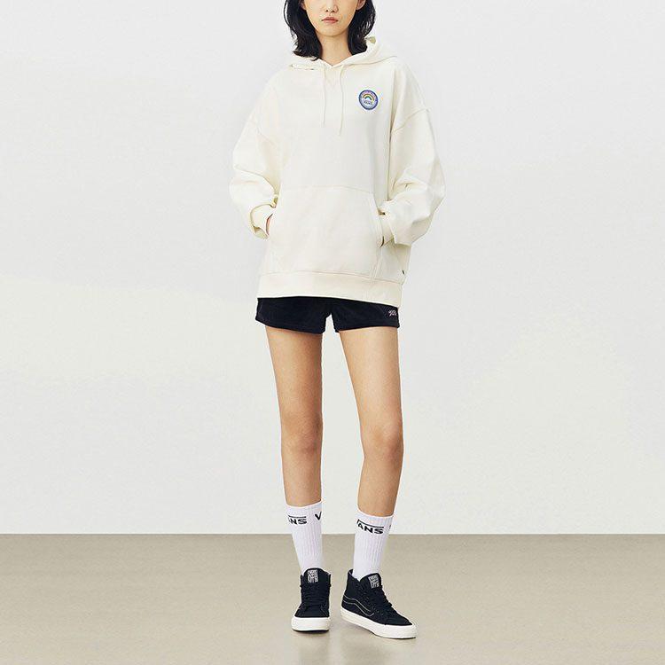 Vans Anaheim Sweatshirts Women's Ecru Hooded Moderate Regular VN0A5AUEFS8
