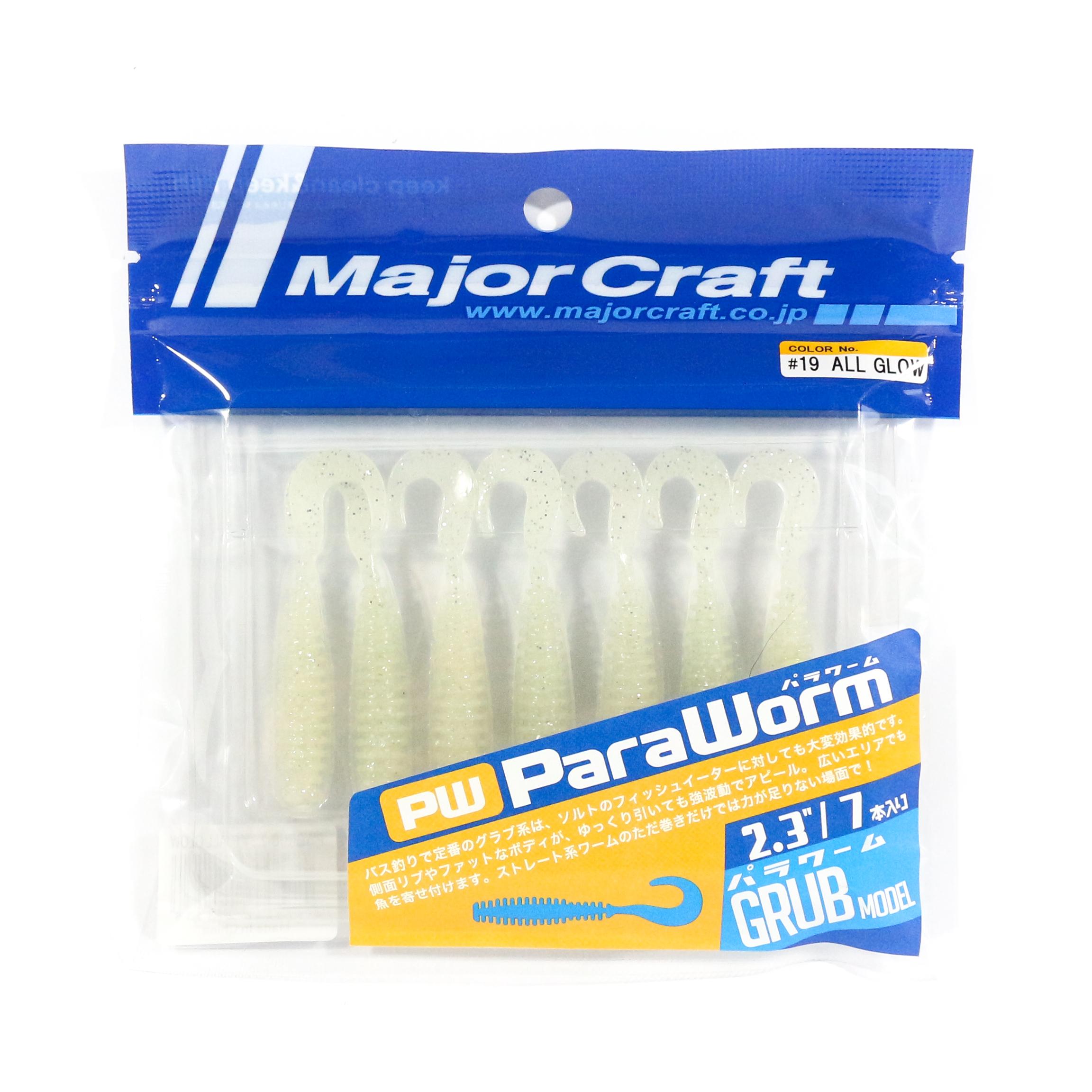 

Продажа Major Craft Мягкая пластиковая приманка Paraworm PW-GRUB 2.3 019 (1138)