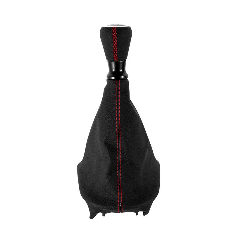 For Peugeot 207 307 406 / Citroen C3 C4 C5 Leather Gear Shift Knob Lever Shifter Stick Gaiter Boot Collar Case Cars Accessories