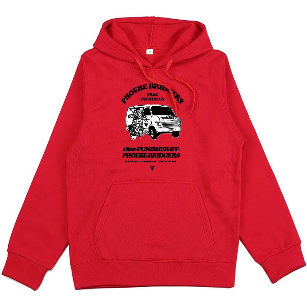 Hoodies Punisher Phoebe Bridgers Printing Sweatshirts Ropa Hombre Sudaderas Streetwear Hip Hop Unisex Clothes