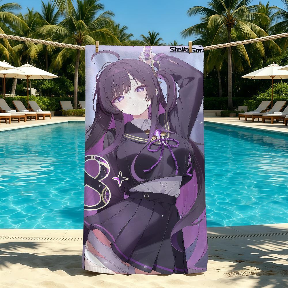 Game Stella Sora Towel For Outdoor Camping Beach Towel Super Absorbent Quick-Drying Summer Towel