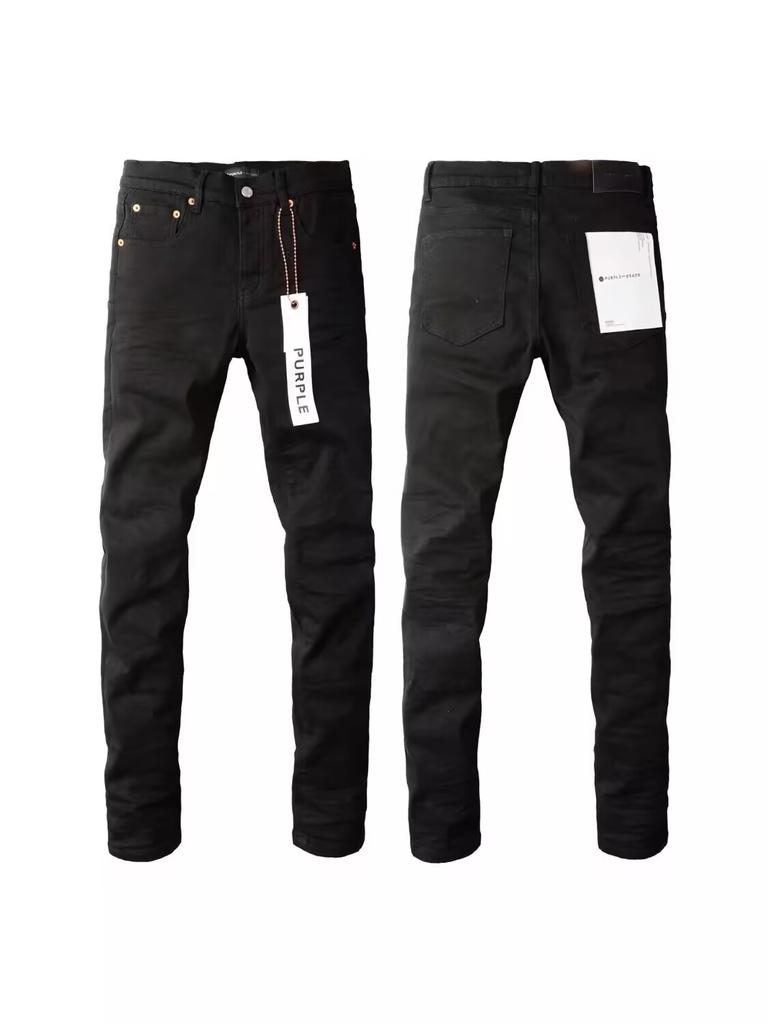 Blue Ripped Jeans High Street Casual Pants