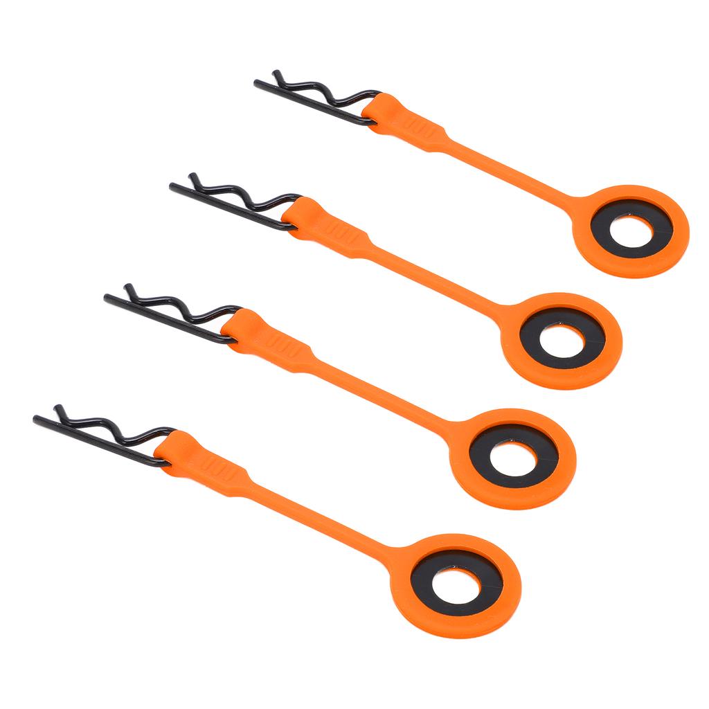 4PCS RC klipy na karoserii RC automobilu, pevné klipy, držák, silikonový kov, univerzální pro 110