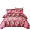 European Silk Cotton Jacquard Wedding Bedding Set - Four-Piece Duvet Cover Gift