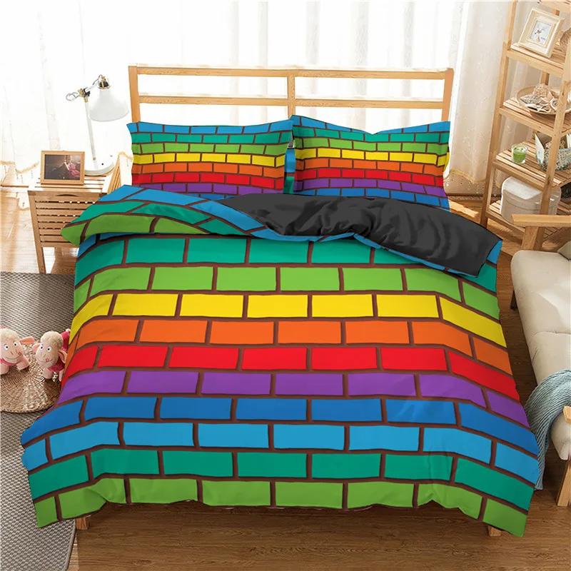 3D Holow/Round Hole Beding Set for Adult Peoples plus Children,Soft Duvet Cover Set,Twin Ful Quen plus King Bedrom Set,Home Textile gren