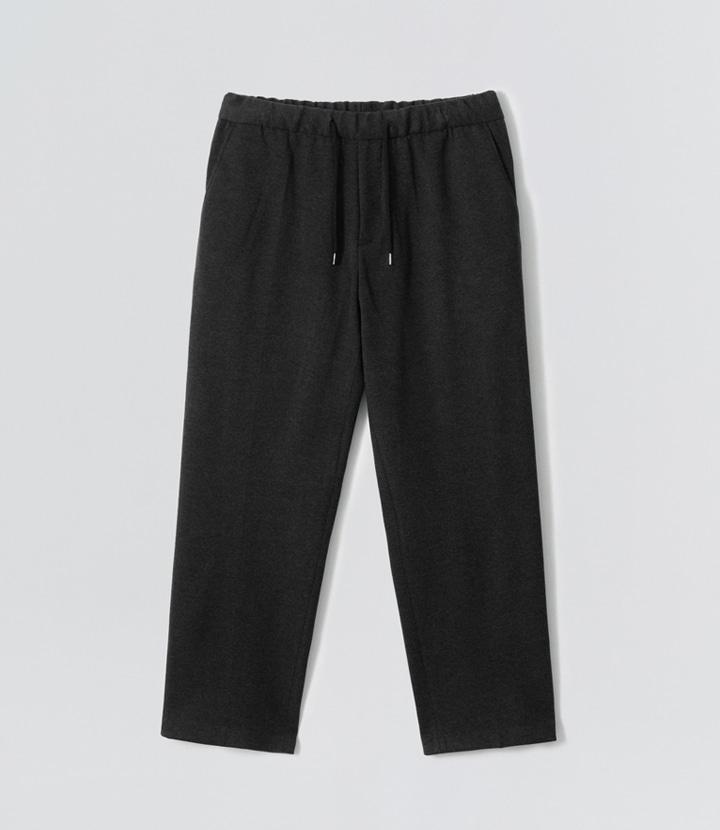 EZIO Brushed Banding Pants Charcoal