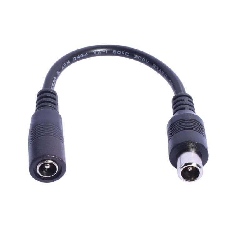 Portable 5.5x2.1mm Female to 8.0x1.6mm/5.5x2.5mm Male/C13/M16/12/XLR Adapter Cable for LED Light Solar Application
