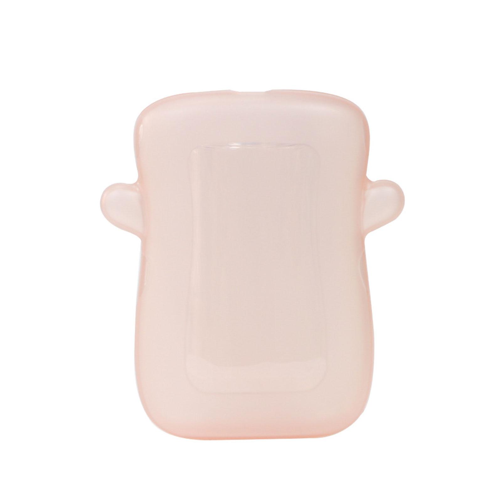 

Удобный держатель для пищевых пакетов, держатель для закусок, не дающий беспорядка, соковыжималка для детского питания, полипропиленовый пакет, больше никаких проливаний и сдавливаний розовый