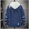 Jeansjacke im koreanischen Stil für Herren – trendige, lässige Herbst-Passform mit Used-Details