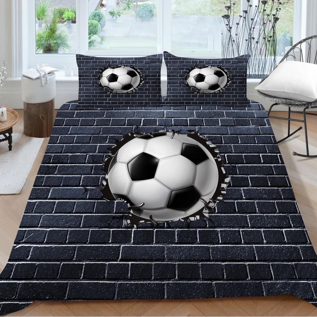 Football Series Bedding Two Or Three-Piece Sports Wind 3D Digital Printing Polyester