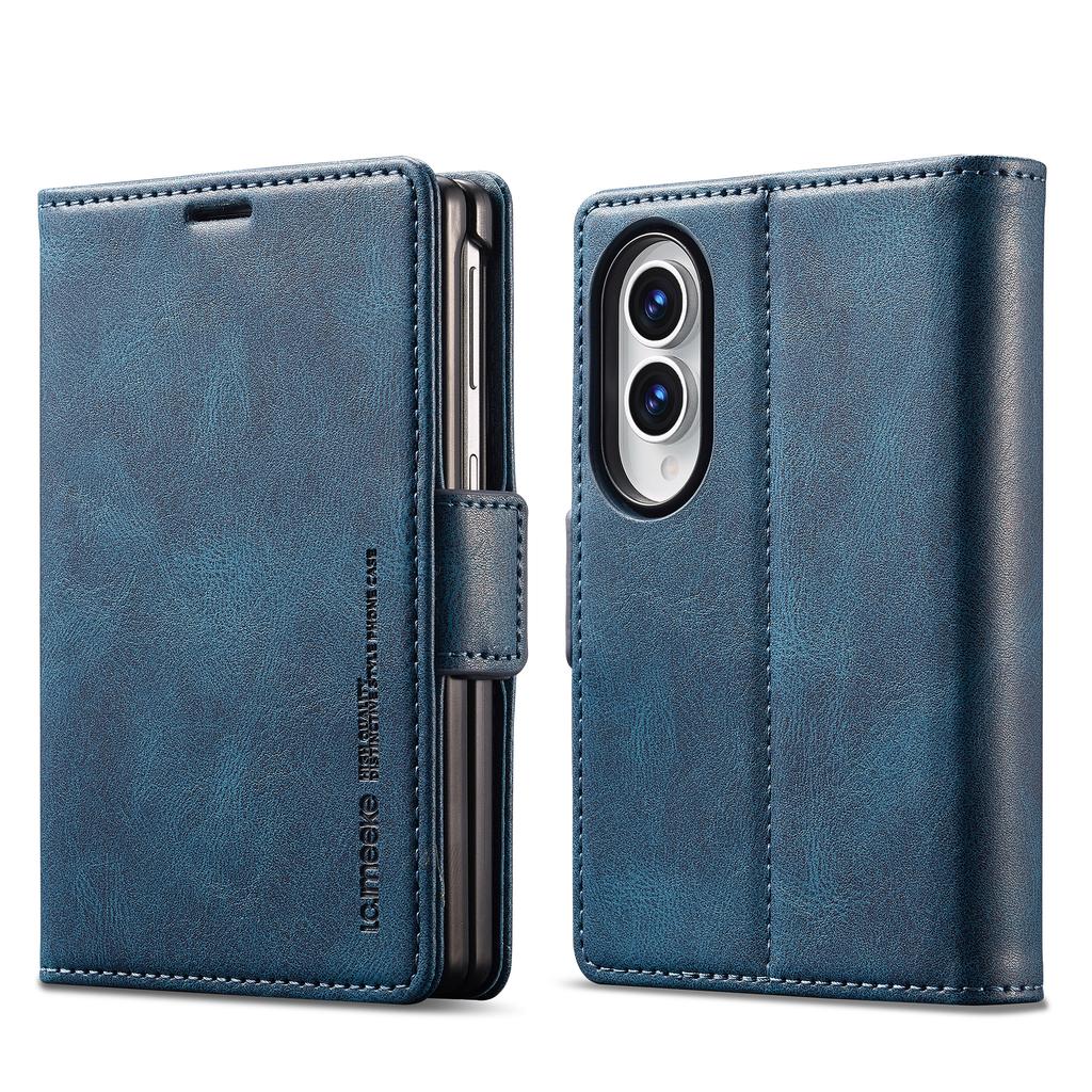 Cartera tipo libro de lujo para negocios con ranura para tarjetas, funda de cuero para Samsung Galaxy Z Fold8 Fold 8, a prueba de golpes, con soporte tipo libro, ajuste slim, cubierta RFID