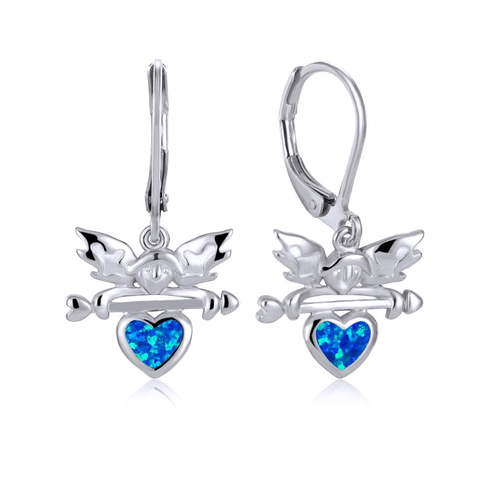 Personalized Cupid Heart Shaped Earrings Are Versatile Exquisite and Luxurious Earrings