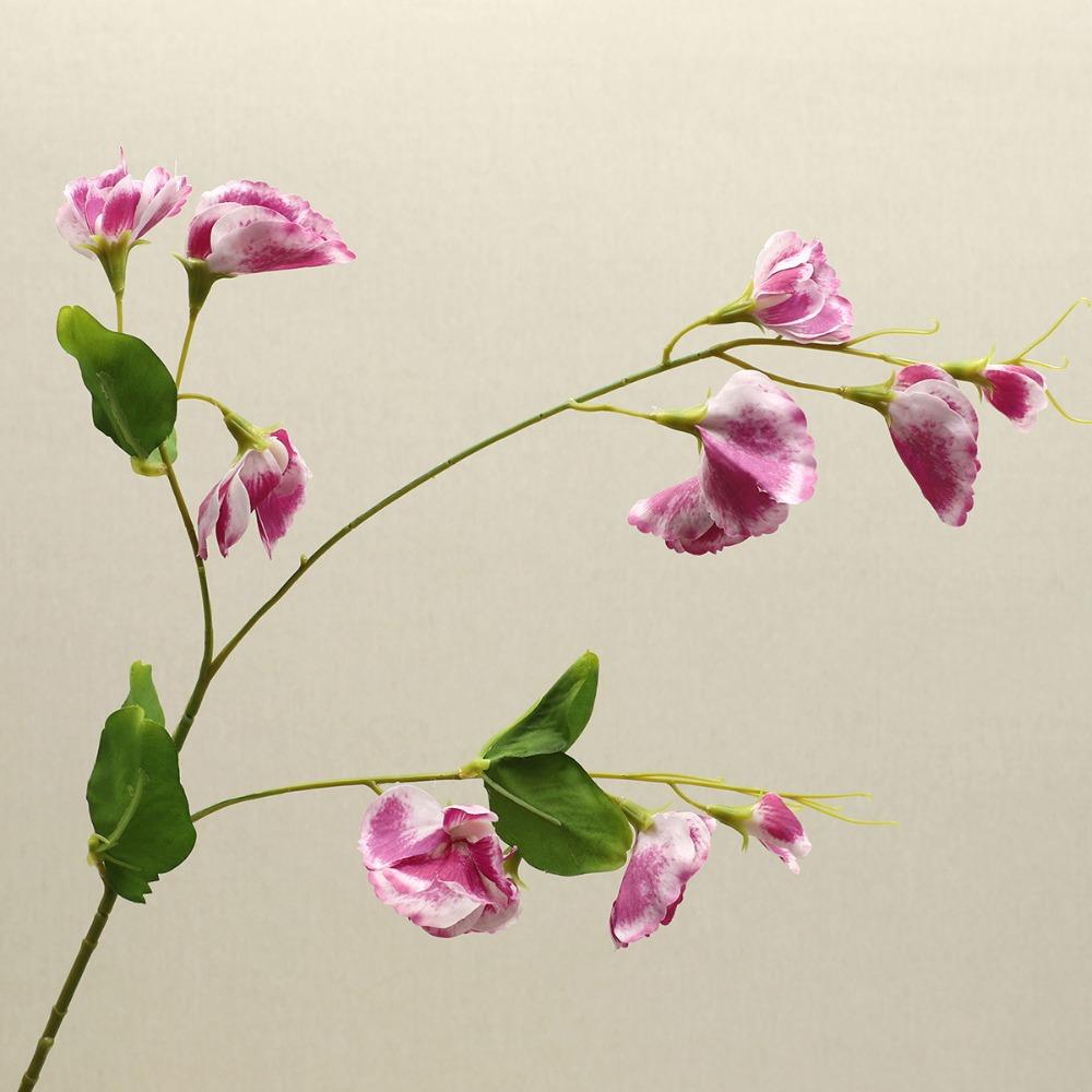 Faux Silk Fake Flowers Arrangement Long Stem Artificial Flowers  Photography Props