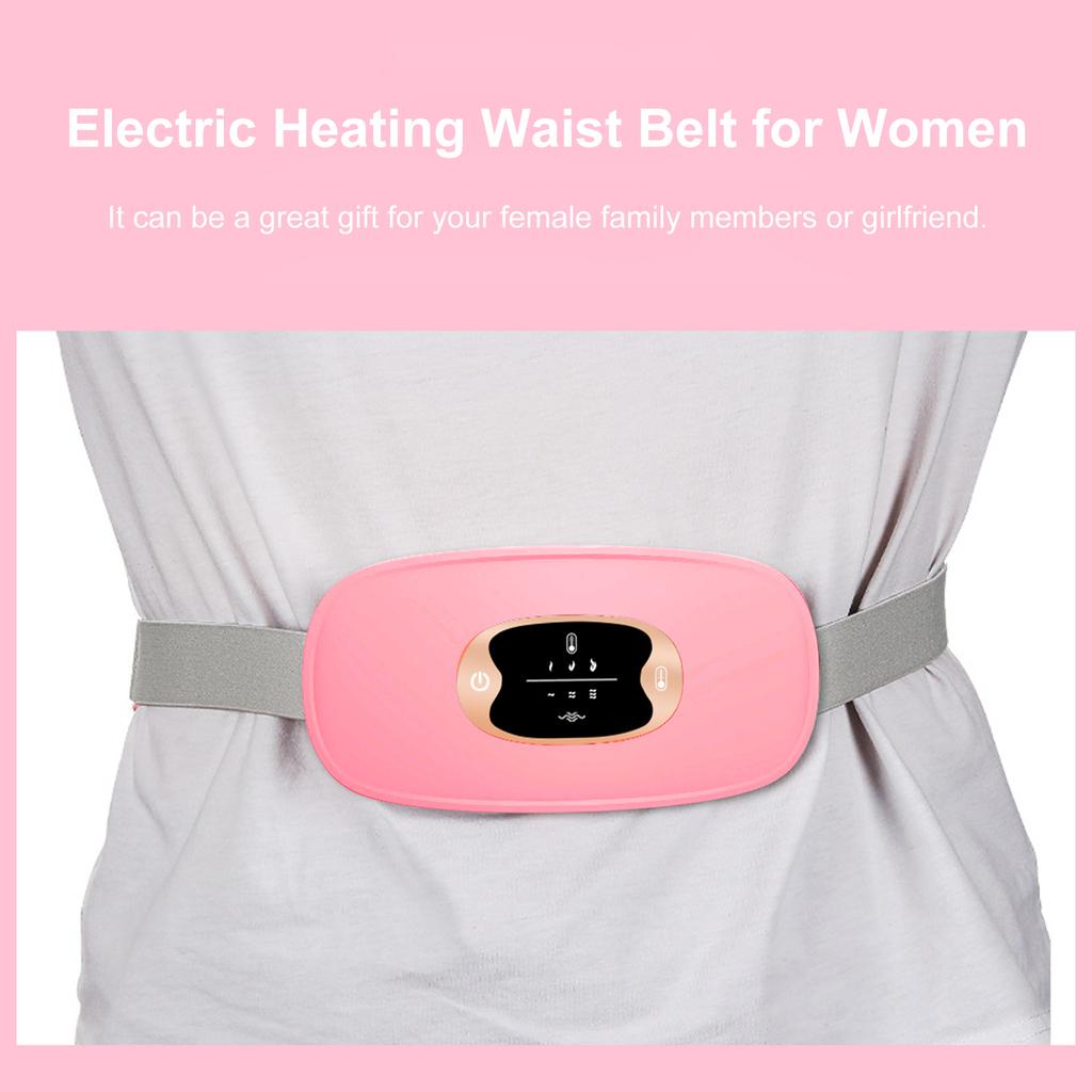 Portable Cordless Heating Pad Belt Electric Waist Belt Device for Women Waist Massager Stomach Waist Belly Uterus