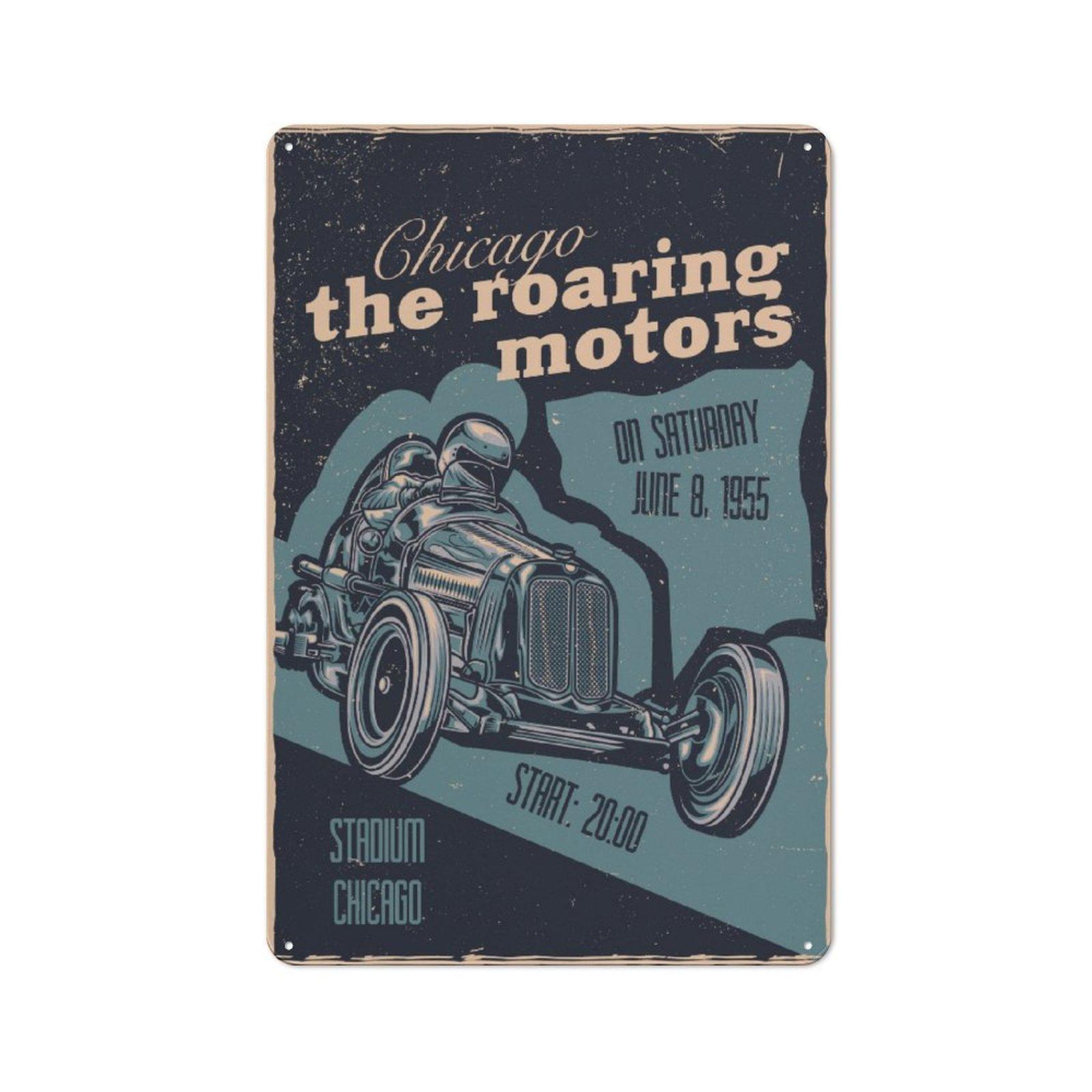 

1Pc Vertical Metal Wall Art Tin Sign 2030cm / 3040cm Vintage Style Decor For Home Bar Garage Cafe Kitchen 20*30CM