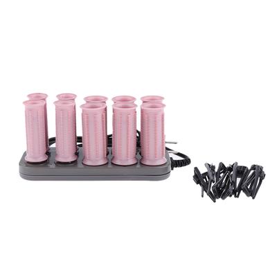 10pcs/set Electric Hair Rolling Roller Curling Curler Clip US Plug Normal Style