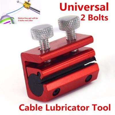 Motorcycles Professional Cable Lubricator Tool Brake Clutch Luber Oiler Red/Blue