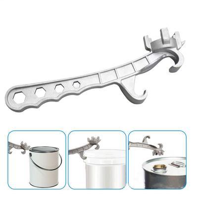 Metall Dosenöffner Deckelwerkzeug Silber Eimer Deckelschlüssel Aluminiumlegierung Ölfass Schraubendreher Deckel Dosenöffner Heim Handöffner Entfernungswerkzeug