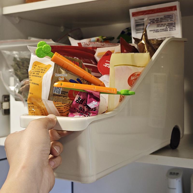 Japanese Kitchen Storage Box with Wheels - Under Sink Utensil and Miscellaneous Organizer