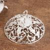 Metal Fruit Plate with Lid High Footed Fruit Basket Hollow Storage Basket Snack Plate Fruits Bowl Ornament Dried Fruit Box Tray