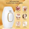 IPL Epilator Laser Hair Removal Device & Rejuvenation Shaving for Men & Women Handheld Home Use Hair Remover Painless Intense Pulsed Light