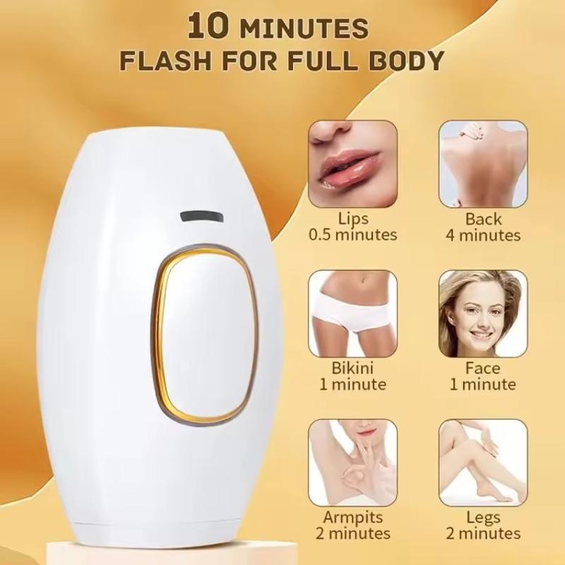 IPL Epilator Laser Hair Removal Device & Rejuvenation Shaving for Men & Women Handheld Home Use Hair Remover Painless Intense Pulsed Light