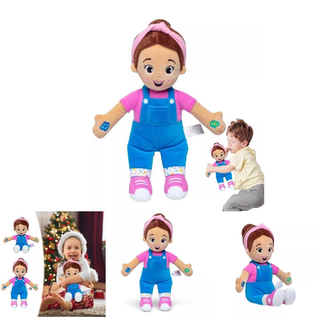 Adorable Ms Rachel Plush Doll Soft Cotton Stuffed Toy For Kids With Comforting Features
