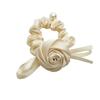 3D Rose Pearl Pendant Large Intestine Hair Tie Headband Women's Gentle Hair Accessories