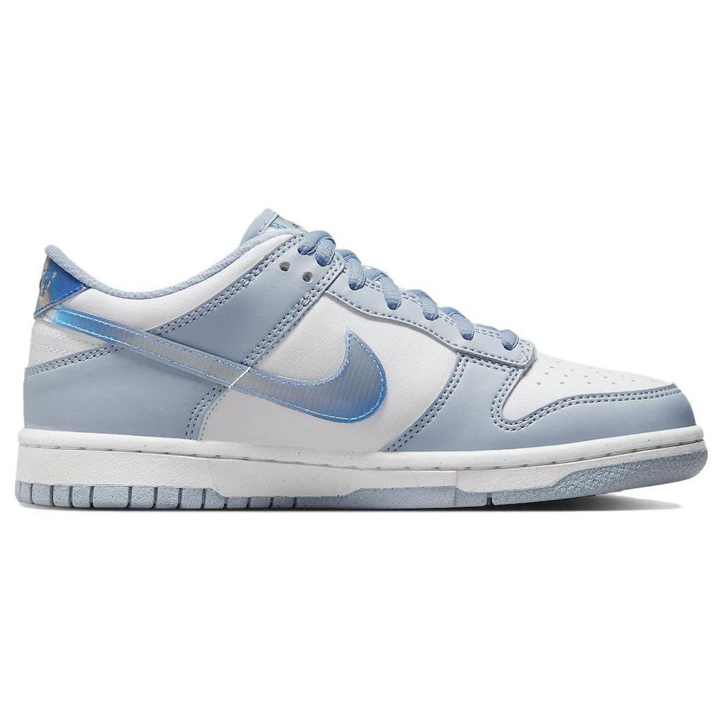 Nike Dunk Low Next Nature GS Blue Whisper Lenticular Kids Sneakers Hyper-Royal Green-Abyss White FJ4668-400