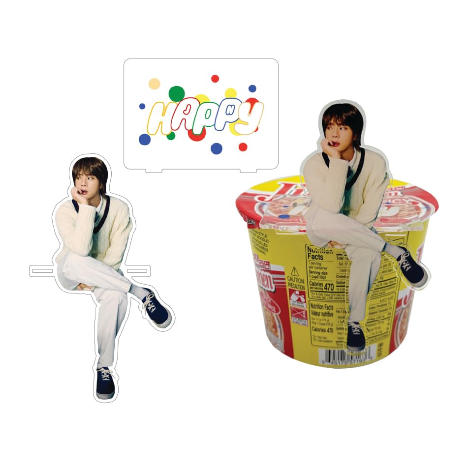 K-STAR Acrylic Stand Acrylic Cup Ramen Stand (JIN)