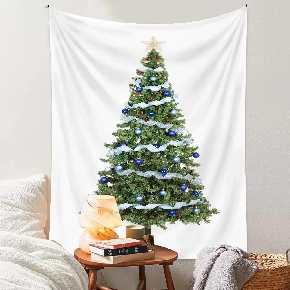 Christmas Tree Decoration Pattern Living Room Interior Home Wall Tapestry