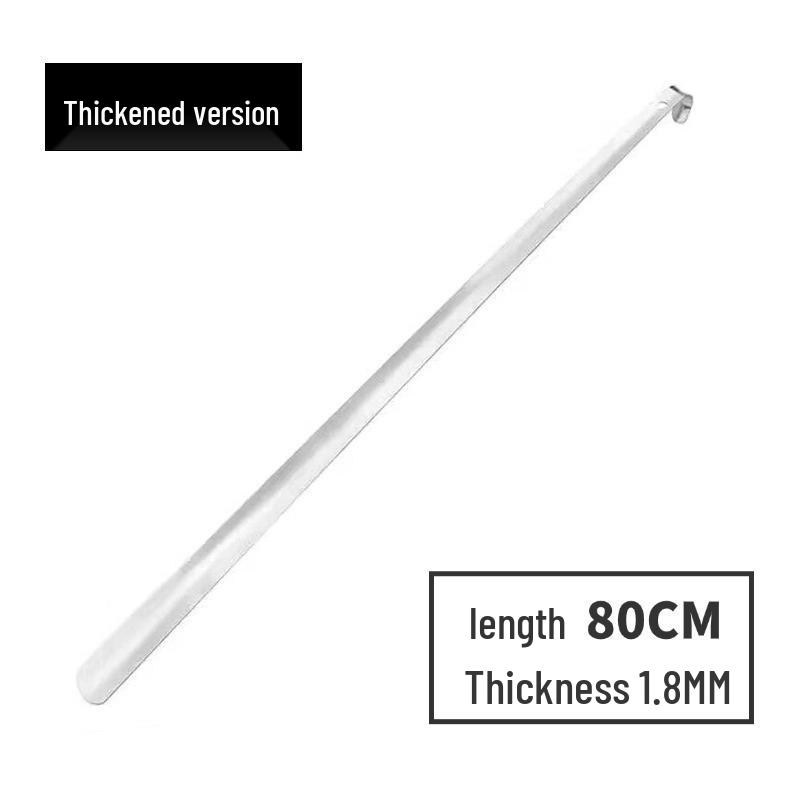 

Довга ложка для взуття з нержавіючої сталі - Компактна металева ложка для взуття та знімач